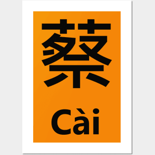 Chinese Surname Cài Posters and Art